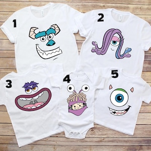 Sulley Halloween shirt cute monster university tee Disney monsters costume toddler birthday shirt family matching spooky monster party shirt