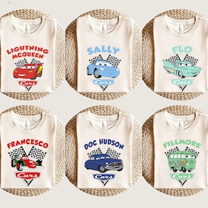 Disney Cars Shirt, Pixar Lightening McQueen Shirt, Cars Sally Shirt, Disney Family Trip 2025 Shirt, Disneyland Vacation Tee, Pixar Mater Tee
