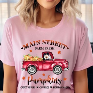 Main Street Farm Fresh Pumpkins Shirt, Disney Fall Shirts, Disney Fall Trip Shirt, Retro Autumn Shirt, Disney Thanksgiving Shirt image 4