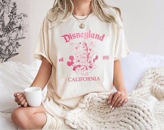 Camiseta de Disneyland California, camiseta de Mickey y sus amigos, sudadera de Disneyland fundada en 1955, camiseta de amantes de Disney para viajes y regalos de Disneyland