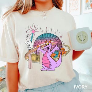 EPCOT Figment Shirt Disney World Comfort Colors Tee EPCOT Center Shirt Purple Dragon Tshirt Experimental Prototype Community of Tomorrow Tee