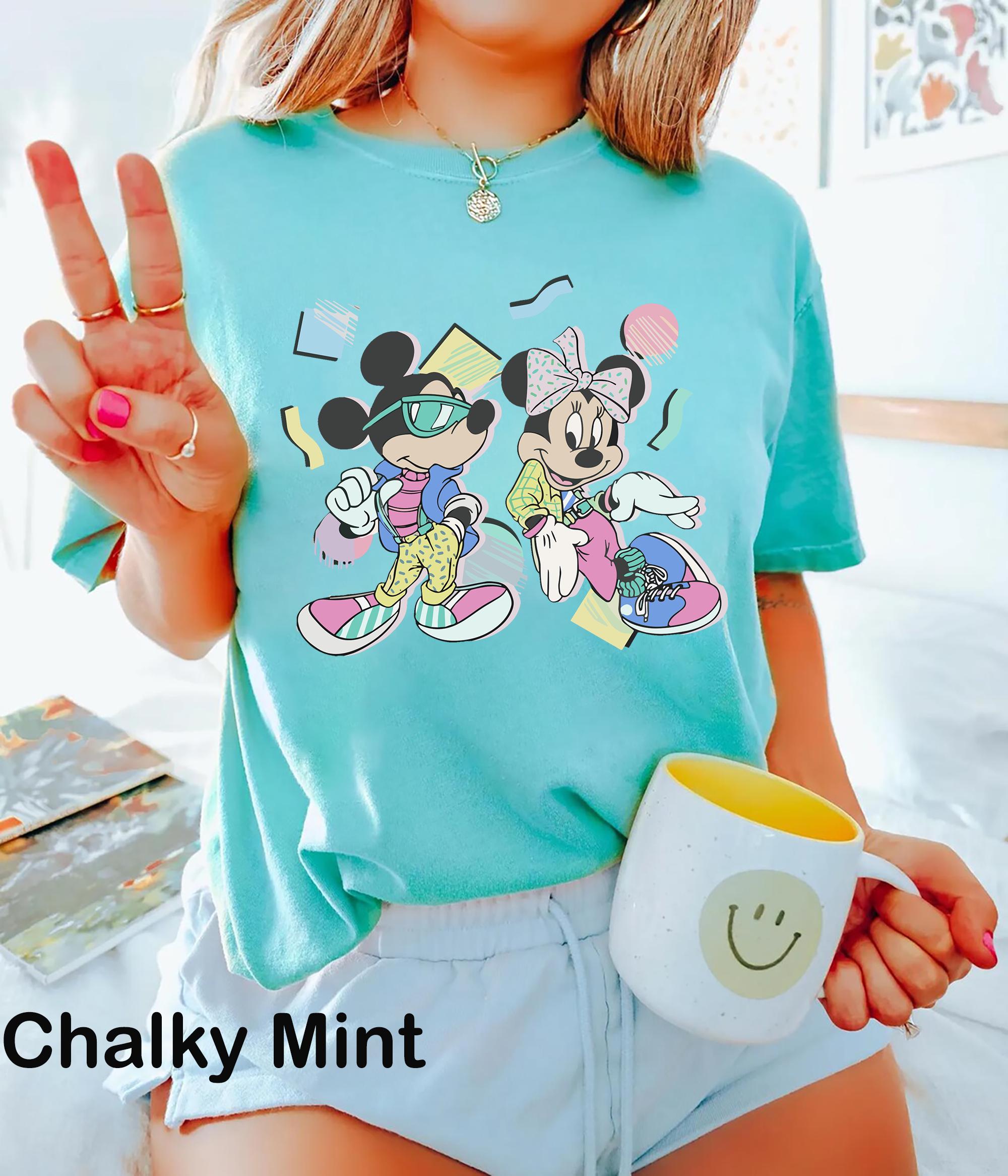 Retro 90s Disney Mickey Minnie Summer Vibes Shirt Walt Disney
