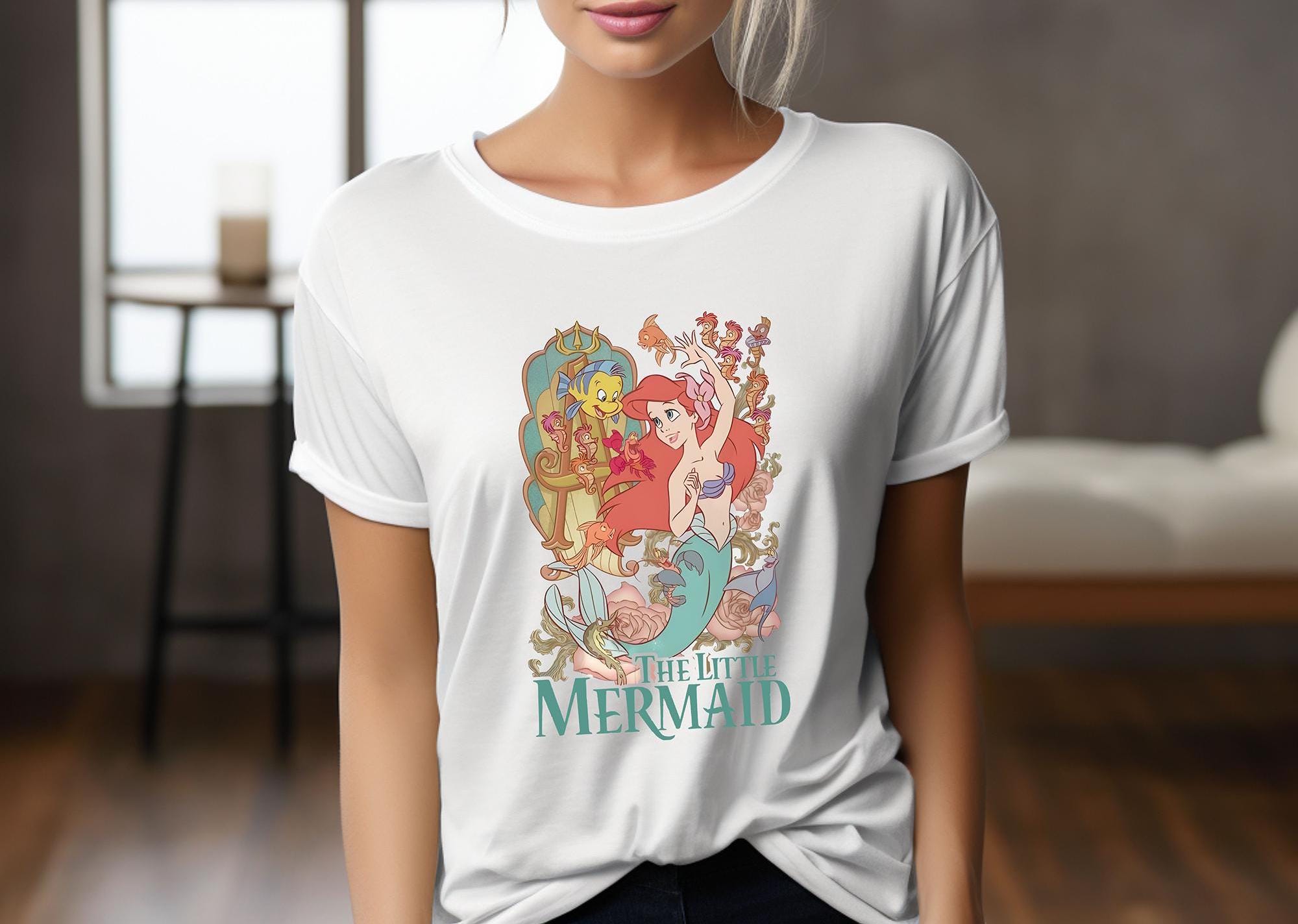 アメリカのディズニーで購入アリエルTシャツあちゃちゅむ日本未発売リトルマーメイド アメリカのディズニーで購入アリエルTシャツあちゃちゅむ日本未発売