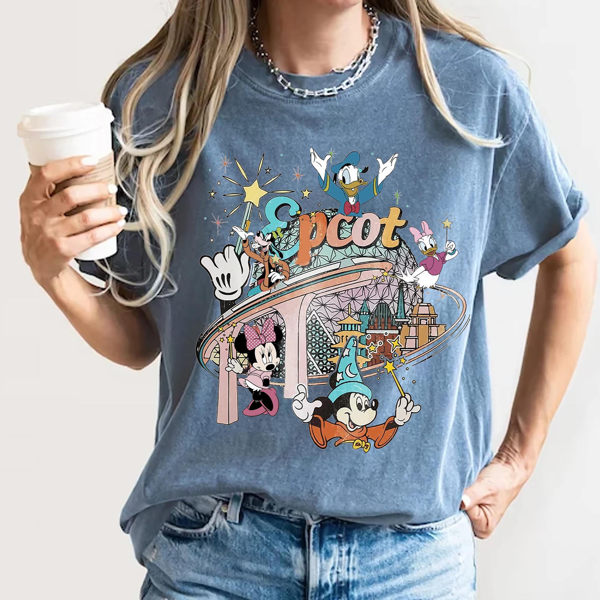 ディズニー エプコット シャツ、ディズニー レトロ エプコット T