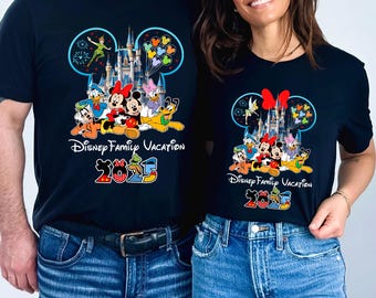 Camiseta de viaje familiar a Disney 2026, camiseta a juego para grupo de viaje a Disney Comfort Colors®, camiseta del Castillo de Disney 2026, camiseta de regalo de Disney World