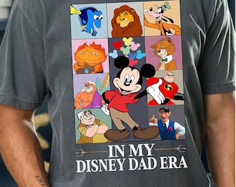 Camiseta de la era de mi papá de Disney, camiseta de papá de Disney, camiseta a juego familiar de Disney Magic Kingdom, camiseta de viaje a Disneyland, regalo de Disney para el Día del Padre