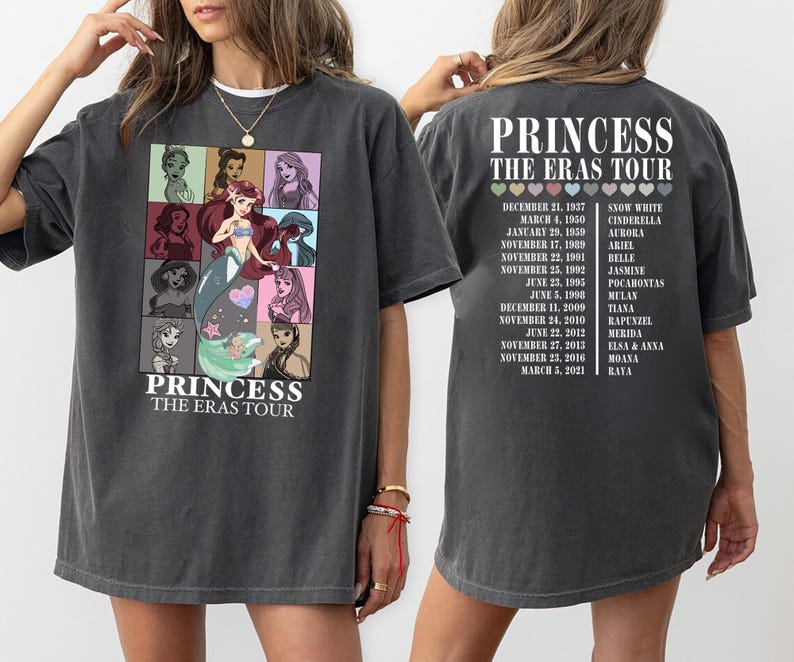 Disney Princess Ariel sweatshirt from The Eras Tour collection, ideal gift for girls and Disney lovers.