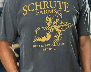 Maglietta Donna The Office – Schrute Farms Bed & Breakfast – Design Originale My Icon Art – Taglie E Colori Vari