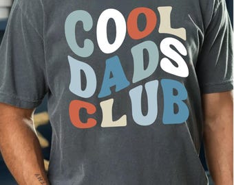 Camiseta Cool Dads Club, camiseta retro para papá, camiseta divertida de regalo para papá, camiseta de cuello redondo para papá con colores cómodos, sudadera Cool Dad Club, camiseta de regalo para el día del padre