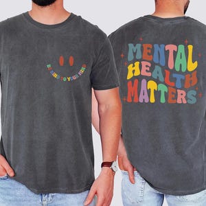 Chemise Questions de santé mentale, tee-shirt de sensibilisation à la santé mentale T-shirt de soutien à l&#39;anxiété Chemise de thérapie récréative Cadeau de santé mentale pour femmes hommes