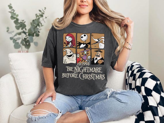 The Nightmare Before Christmas Jack This Is Halloween T-Shirt Officiel
