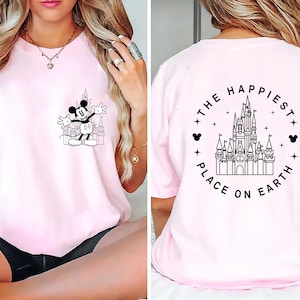 The Happiest Place One Earth Shirt, Disney Magical Castle Shirt, Mickey Castle Shirt, Disney Vacation Shirt, Magical Kingdom Shirt