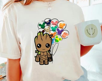 Baby Groot Shirt Mickey Ears Tee Disney Guardians Of The Galaxy Shirt Cute Groot Disney Trip Shirt Matching Family Disney World Tee