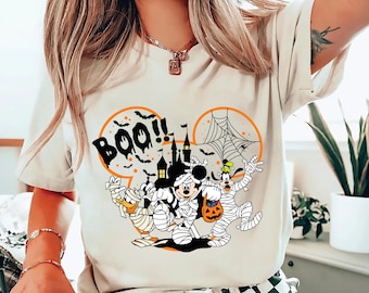 Disney Boo Halloween Shirt Halloween Boo Tee Mickey's Not So Scary Halloween Party Family Matching Shirt Disney Mickey Boo Gift Shirt