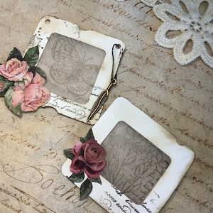 Set de 11 diapositivas de varias formas/tiras de película/fotos para decorar. diapositiva de película. Hecho a mano para diario de balas /scrapbooking /Basura