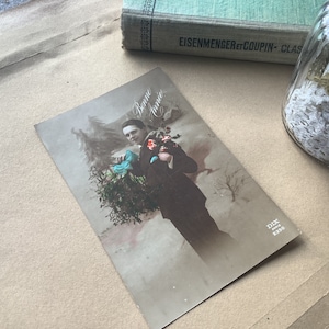 Carte postale ancienne, Bonne Année, DIX, Paris 2390, Scrapbooking et Bullet journal