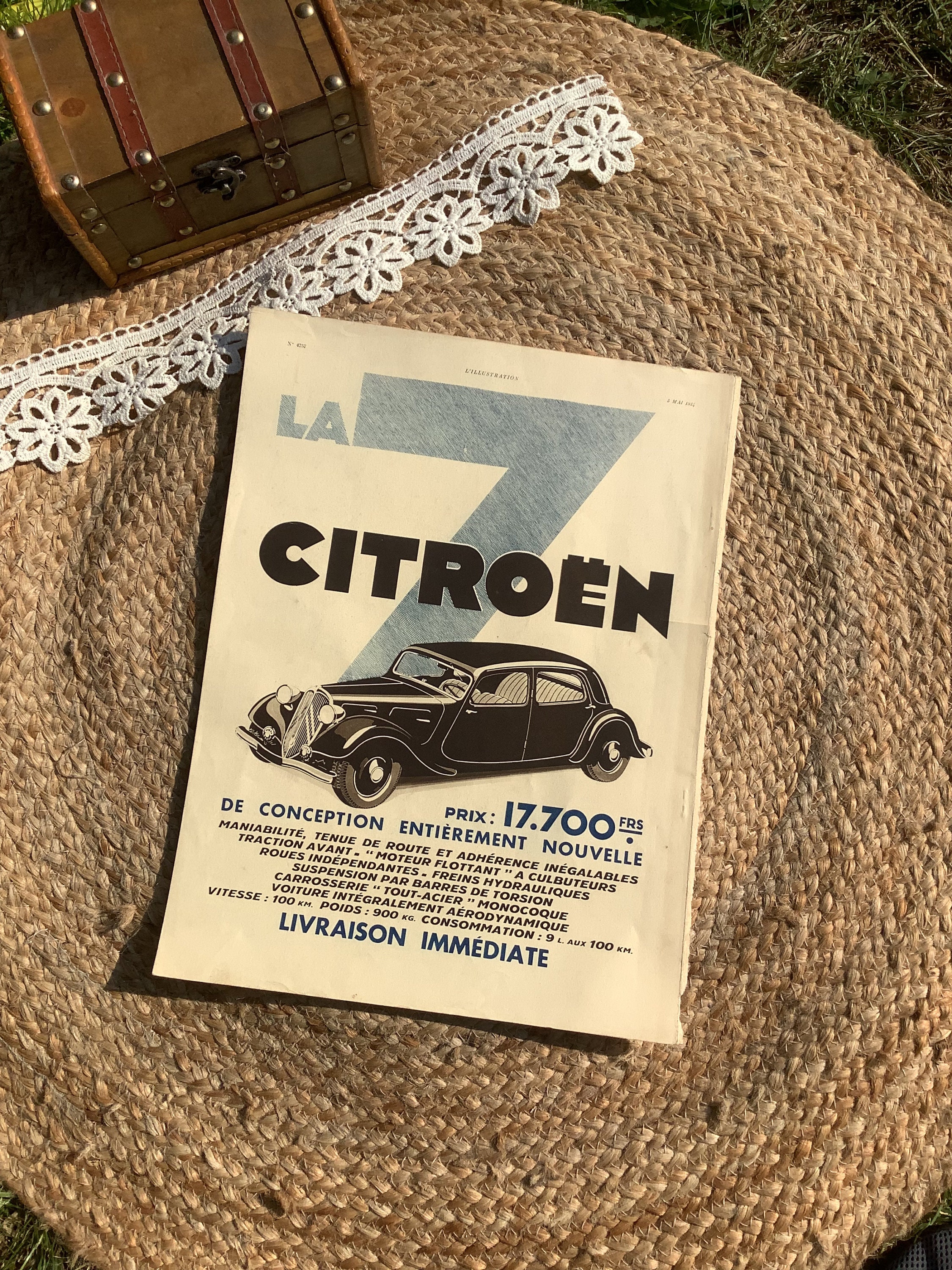 Décapsuleur mural Citroën DS, la Déesse mécanique déco garage