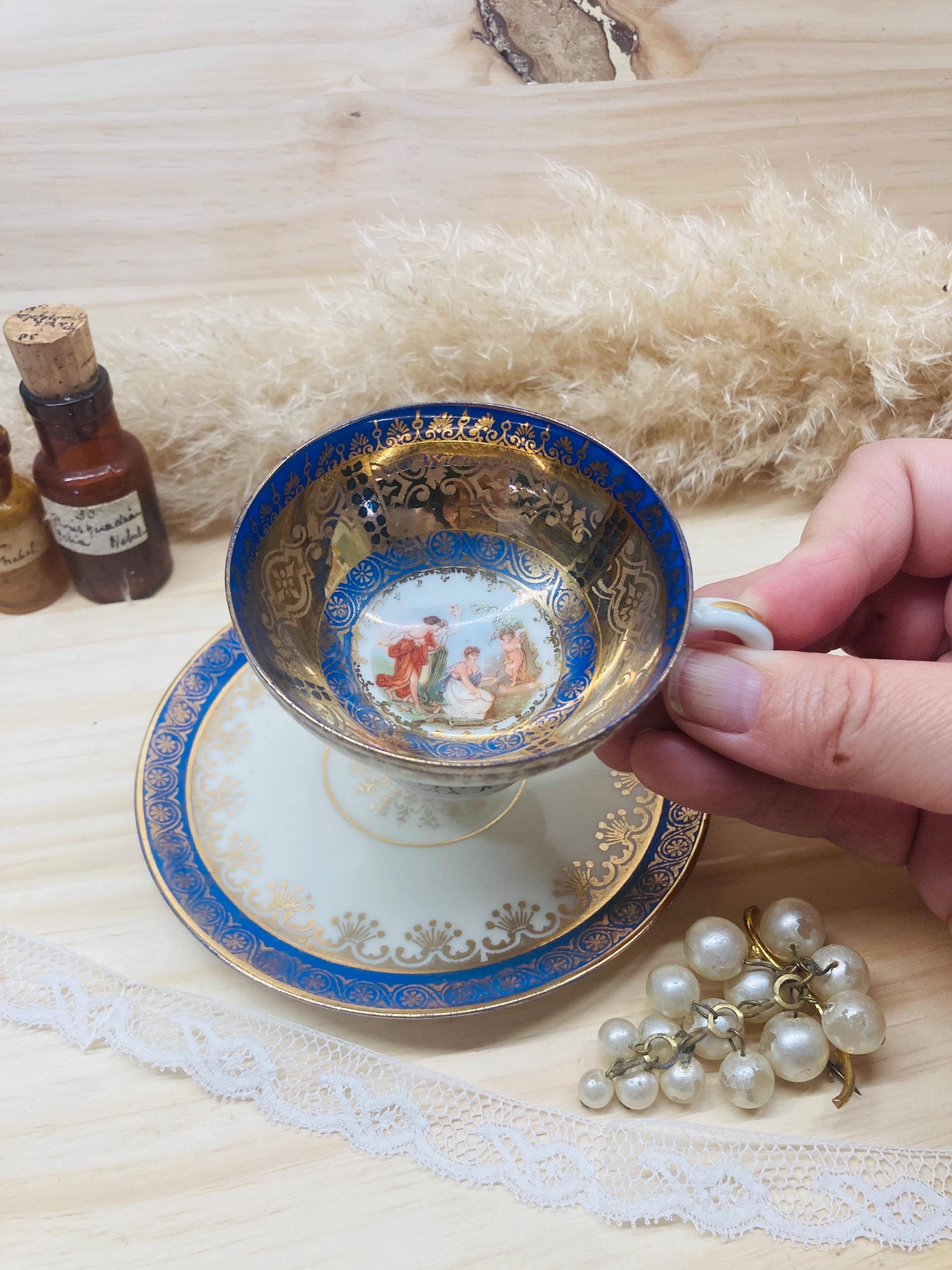 6 tasses à thé anciennes - France
