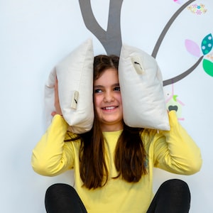 Millet Husk Eco Bio Pillow, Organic Cotton Pillowcases, Natural Ergonomic Breathable Comfort Sleeping Bed Pillow image 9