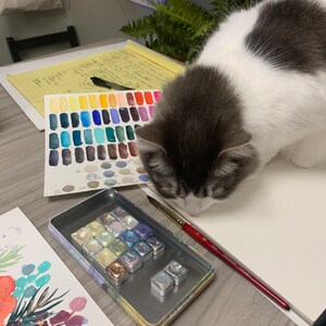 Watercolor 101 Art lessons! Live 1-on-1 (or 2 or 3) Zoom Sessions!