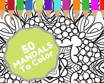 Printable Mandala Coloring Book PDF