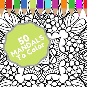 Printable Mandala Coloring Book PDF