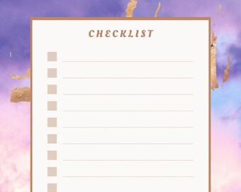 Printable To-do List Purple - Etsy Canada