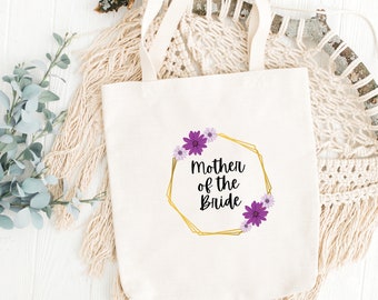 Mother of the Bride Tote Bag, Bridal Party, Bridal Party Gift, MOB