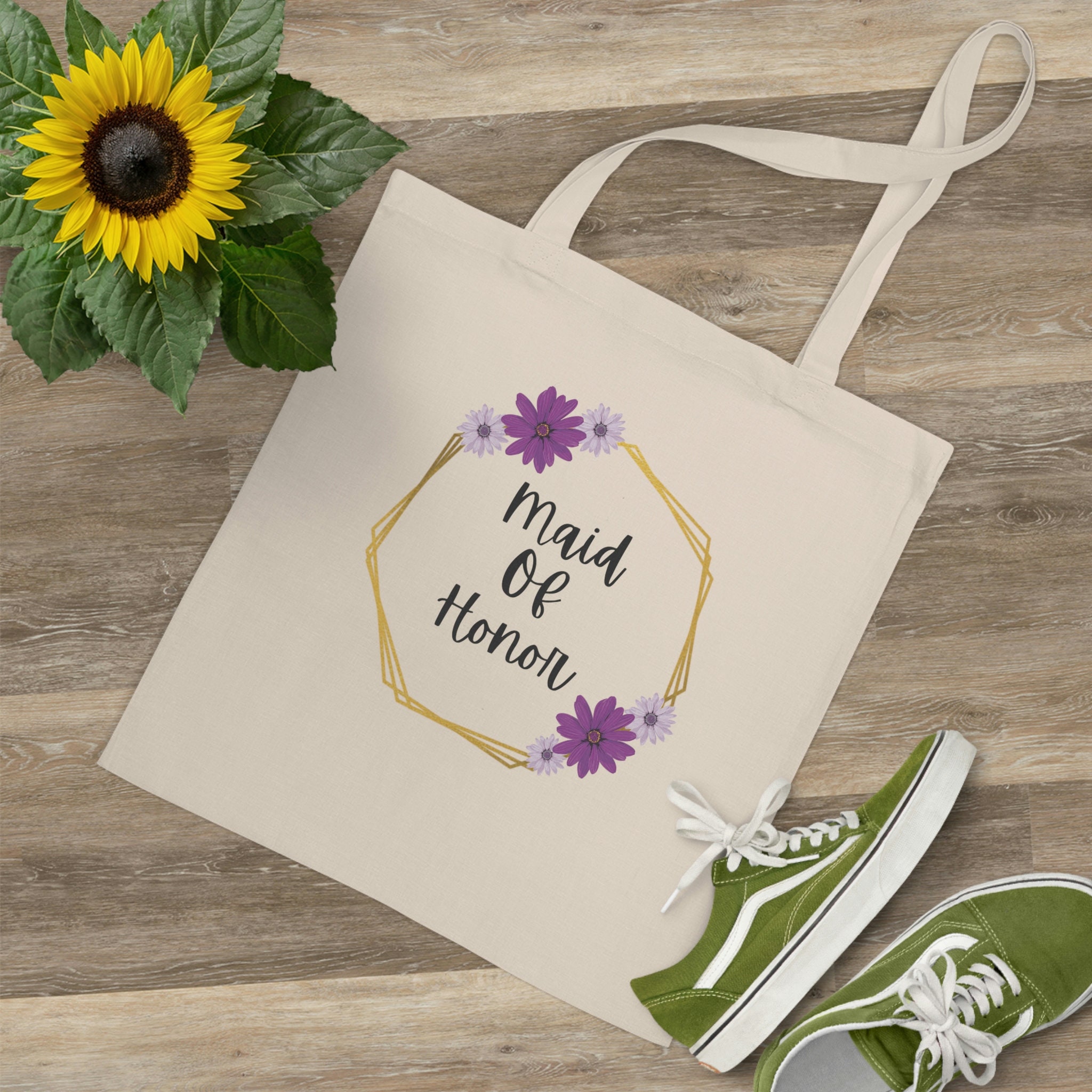 Maid of Honor Gift, Bridal Party Gift, Tote Bag, MOH Gift  display picture 2