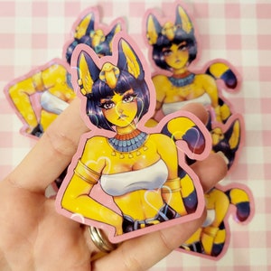 Ankha ホログラフィック ビニール ステッカー
