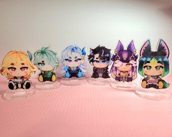 Genshin Desk Buddies ~ Acrylic Standees