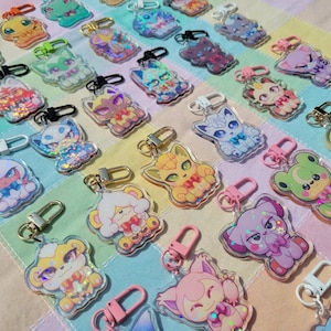 PokéPuppy and Kitty Acrylic Charms