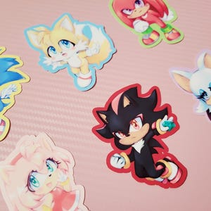 Sonic Vinyl Stickers