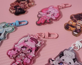 Chocolate Themed OC Epoxy Charms