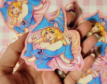 ホログラフィック・ダーク・マジシャン・ガール・ステッカー - Etsy 日本