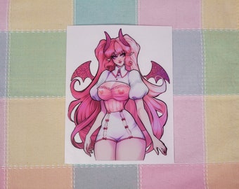 Eros ~ Succubus OC ~ Car Decal