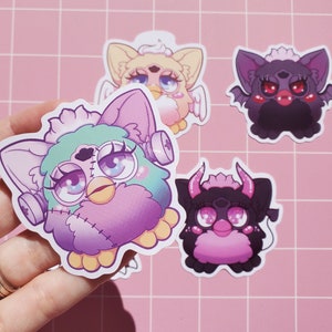 Monster Furby Vinyl Stickers