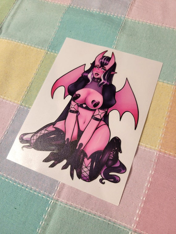 Kandie the Succubus ~ Vinyl Decal