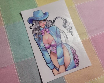 Kuh Mädchen Aufkleber Aufkleber ~ OC