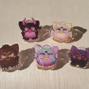 Monster Furby Acrylic Pins