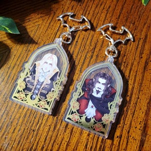 Castlevania Gold Foil Keychains