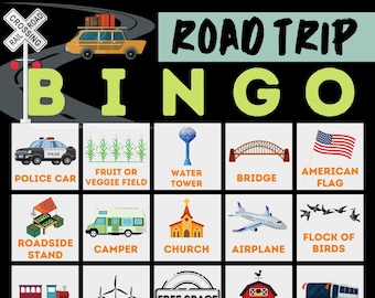 Road Trip Bingo (Printable)