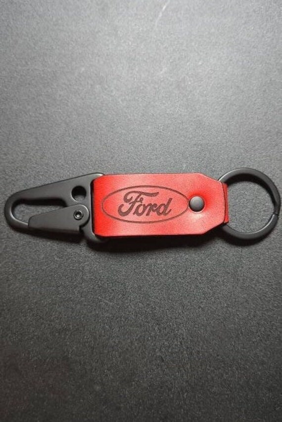 Ford Leather Keychain Made in USA Etsy