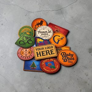 Custom Printed Patches – Iron OnHat Patches With Your Logo (Up to 3")