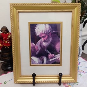 Framed Print &quot;Saint Matthew and the Angel&quot; by Guido Reni