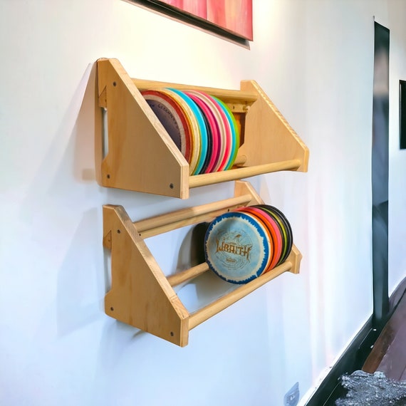 Wooden disc golf rack cheap