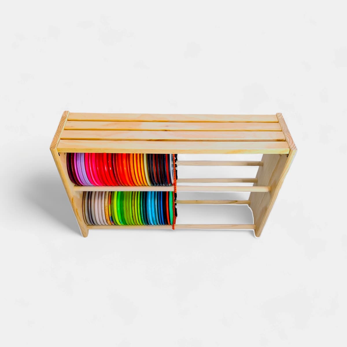 Disc Golf Storage Rack - Etsy (2' X 2' / 70+ discs, Add a top shelf!)