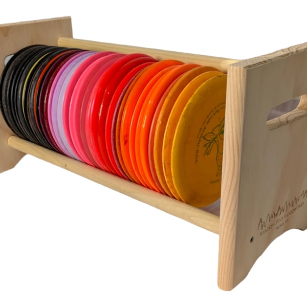 Disc Golf Storage Rack - 1 Level - FREE Shipping and Laser Engraving!