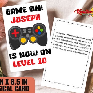 Cartão de aniversário personalizado para meninos, cartões de aniversário para meninos, cartão de aniversário exclusivo para meninos, cartão de aniversário personalizado para meninos jogadores jovens