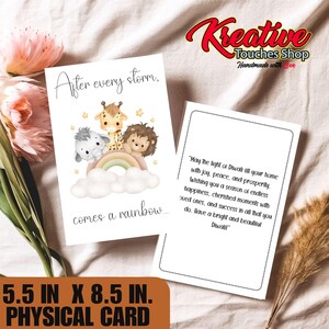 Tarjeta para mamá primeriza, tarjeta para el primer embarazo, tarjeta "Un montón de alegría", felicitaciones por ser mamá primeriza, tarjeta para el primer hijo, mamá niña, un montón de alegría, bebé arcoíris